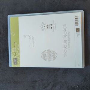 Eggstra Spectacular Easter clear mount stamp set